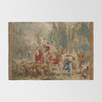 Antique 18th Century Mythological Bacchus God of Wine Tapestry Rug Gallery Image 2