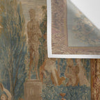Antique 18th Century Mythological Bacchus God of Wine Tapestry Wall Tapestry Gallery Image 3