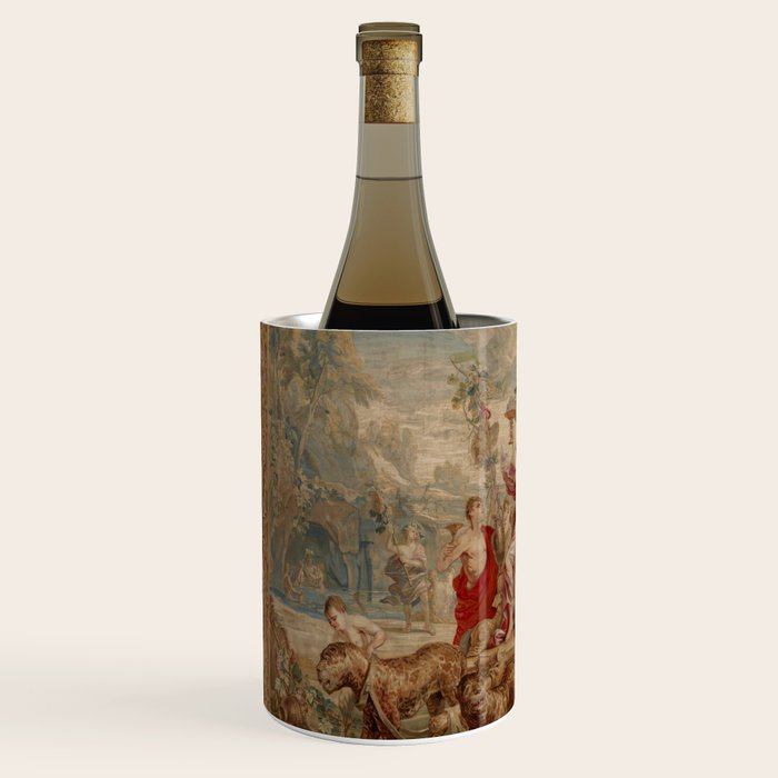 Antique 18th Century Mythological Bacchus God of Wine Tapestry Wine Chiller Gallery Image 2
