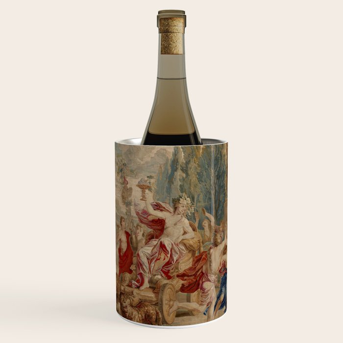 Antique 18th Century Mythological Bacchus God of Wine Tapestry Wine Chiller Gallery Image 1