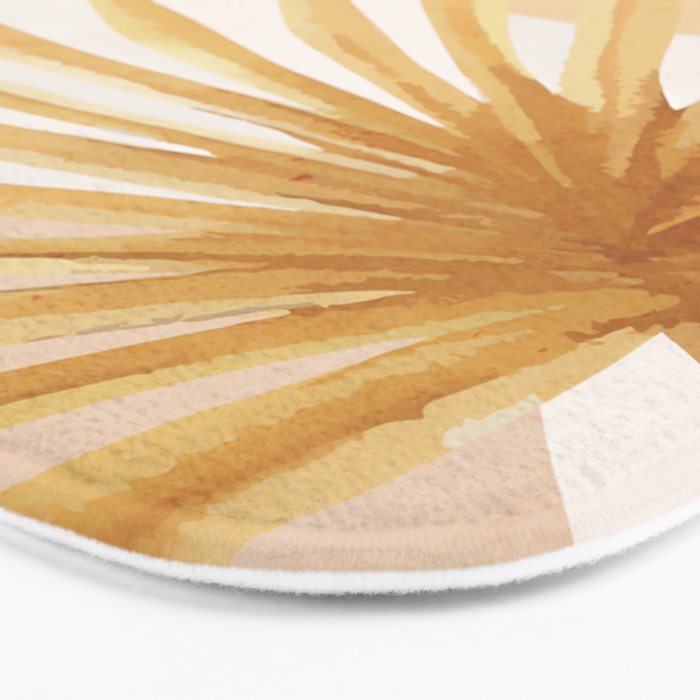 Abstract Art Tropical Leaf 14 Bath Mat Gallery Image 3