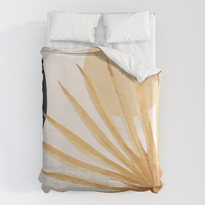 Abstract Art Tropical Leaf 14 Duvet Cover Gallery Image 1