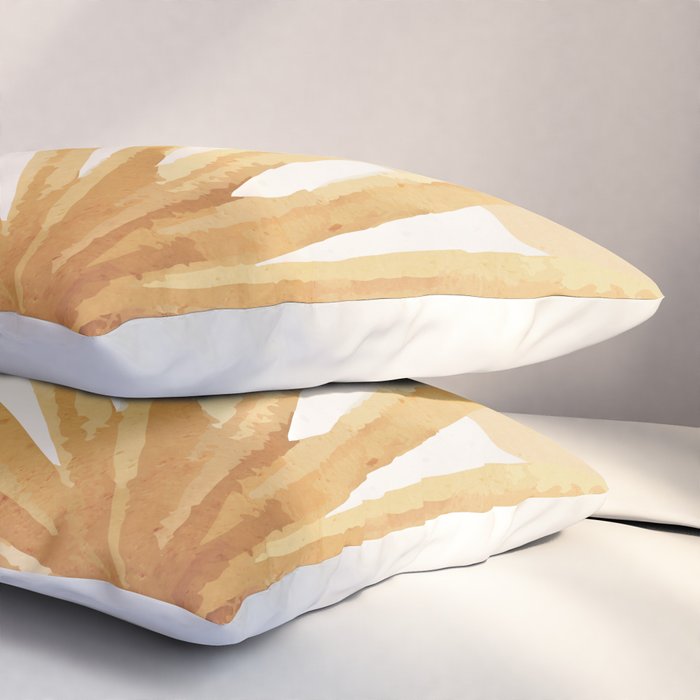 Abstract Art Tropical Leaf 14 Pillow Sham Gallery Image 3