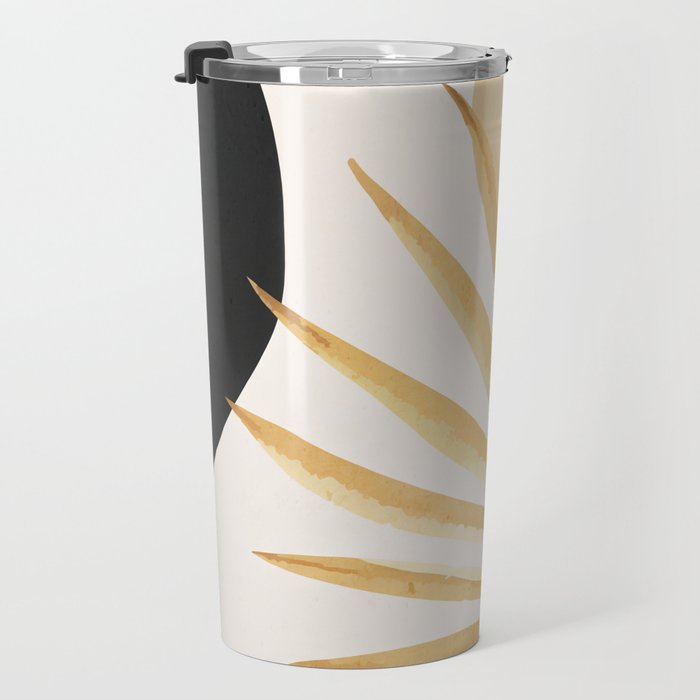 Abstract Art Tropical Leaf 14 Travel Mug Gallery Image 3