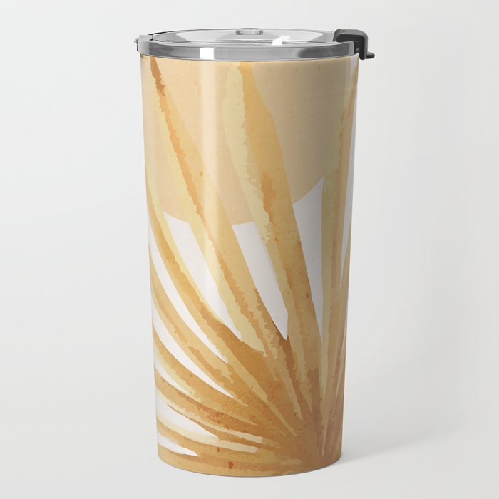 Abstract Art Tropical Leaf 14 Travel Mug Gallery Image 2