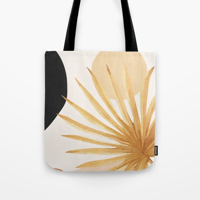 Abstract Art Tropical Leaf 14 Tote Bag Gallery Image 1