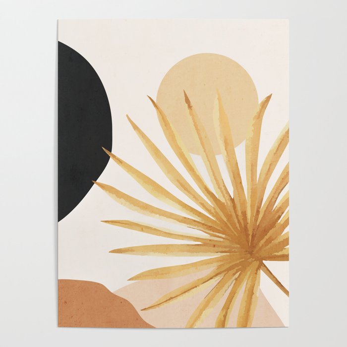 Abstract Art Tropical Leaf 14 Poster Gallery Image 1