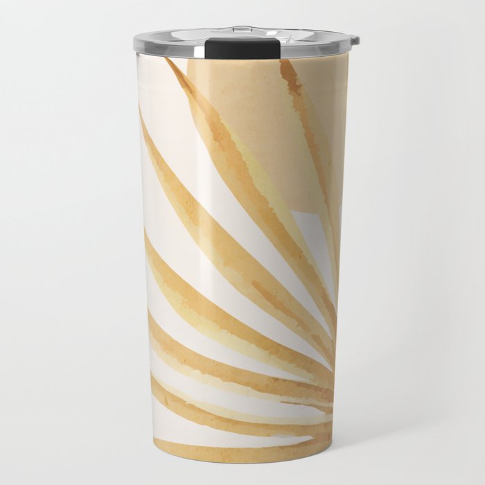 Abstract Art Tropical Leaf 14 Travel Mug Gallery Image 1