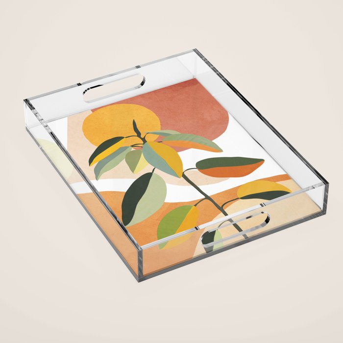 Colorful Branching Out 13 Acrylic Tray Gallery Image 1