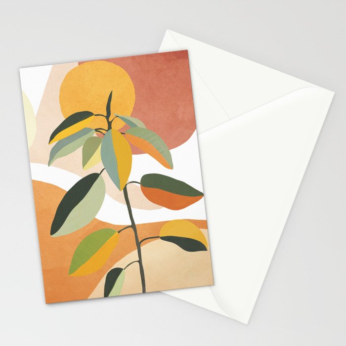 Colorful Branching Out 13 Stationery Card Gallery Image 2