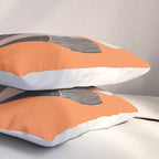 Tangerine Flamingos Pillow Sham Gallery Image 3