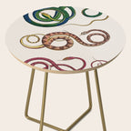 Albertus Seba Three Snakes Illustration  Side Table Gallery Image 2