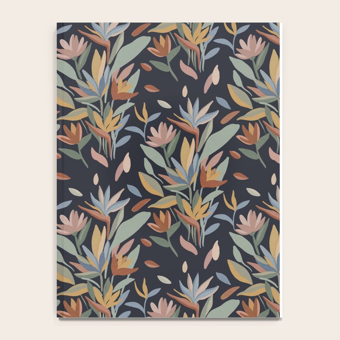 Hand Painted Floral Garden Night Notebook Gallery Image 4