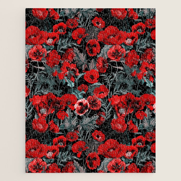Poppy Garden Jigsaw Puzzle Gallery Image 1
