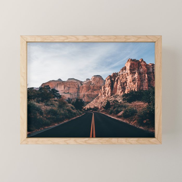 Roads of Zion Mini Art Print Gallery Image 1