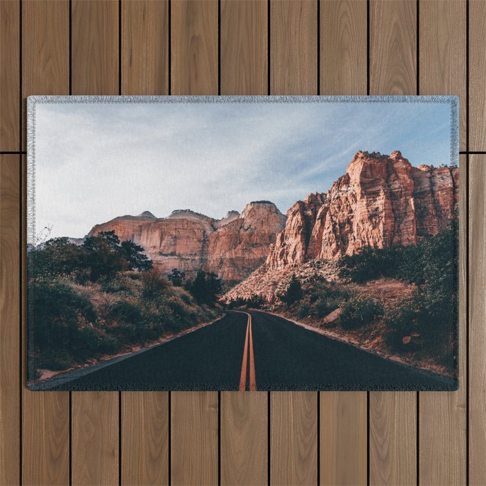 Roads of Zion Outdoor Rug Gallery Image 1
