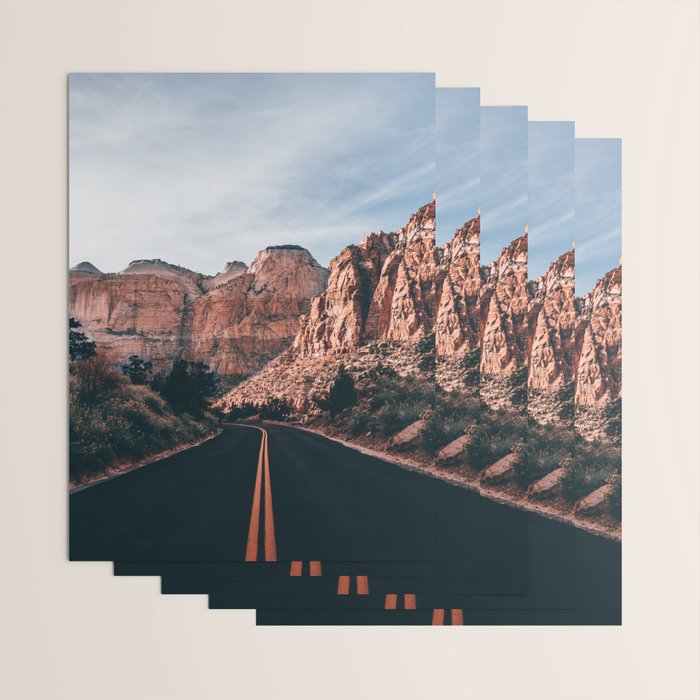 Roads of Zion Wrapping Paper Gallery Image 3