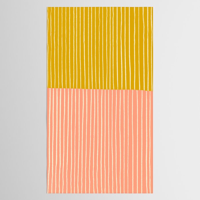 Peach & Tulip Yellow | PATTERN 06: The Retro Edition Tablecloth Gallery Image 2