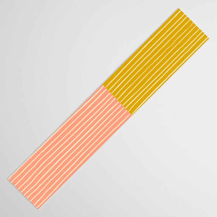 Peach & Tulip Yellow | PATTERN 06: The Retro Edition Table Runner Gallery Image 3