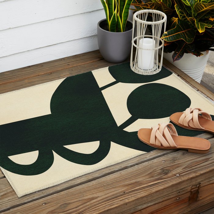Abstract E020 Outdoor Rug Gallery Image 2