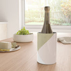 Gold meets Blush & White Geometric #1 (Faux Foil) #decor #art #society6 Wine Chiller Gallery Image 4