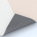 Gold meets Blush & White Geometric #1 (Faux Foil) #decor #art #society6 Rug Gallery Image 4