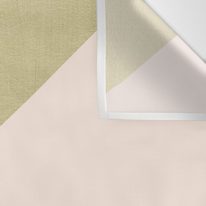 Gold meets Blush & White Geometric #1 (Faux Foil) #decor #art #society6 Wall Tapestry Gallery Image 3