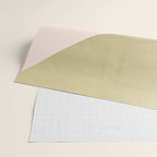 Gold meets Blush & White Geometric #1 (Faux Foil) #decor #art #society6 Wrapping Paper Gallery Image 2