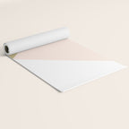 Gold meets Blush & White Geometric #1 (Faux Foil) #decor #art #society6 Yoga Mat Gallery Image 2