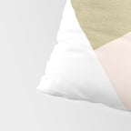 Gold meets Blush & White Geometric #1 (Faux Foil) #decor #art #society6 Pillow Sham Gallery Image 4