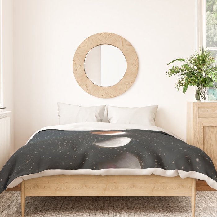 Phases of the Moon II Duvet Cover Gallery Image 3