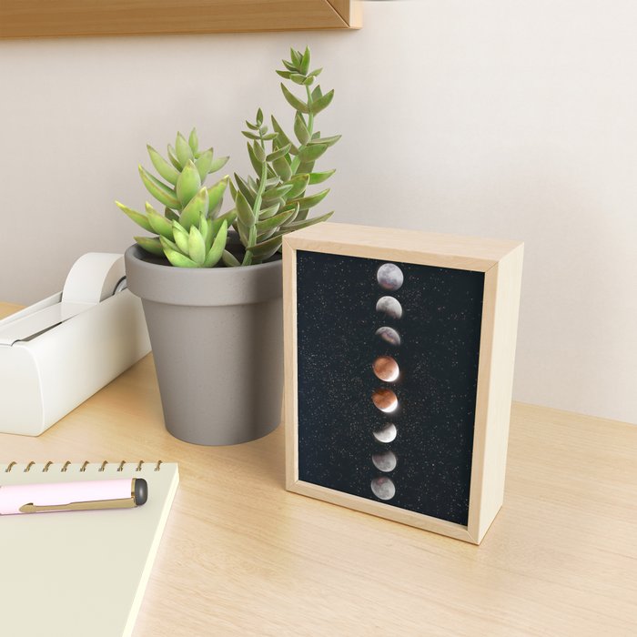 Phases of the Moon II Mini Art Print Gallery Image 2
