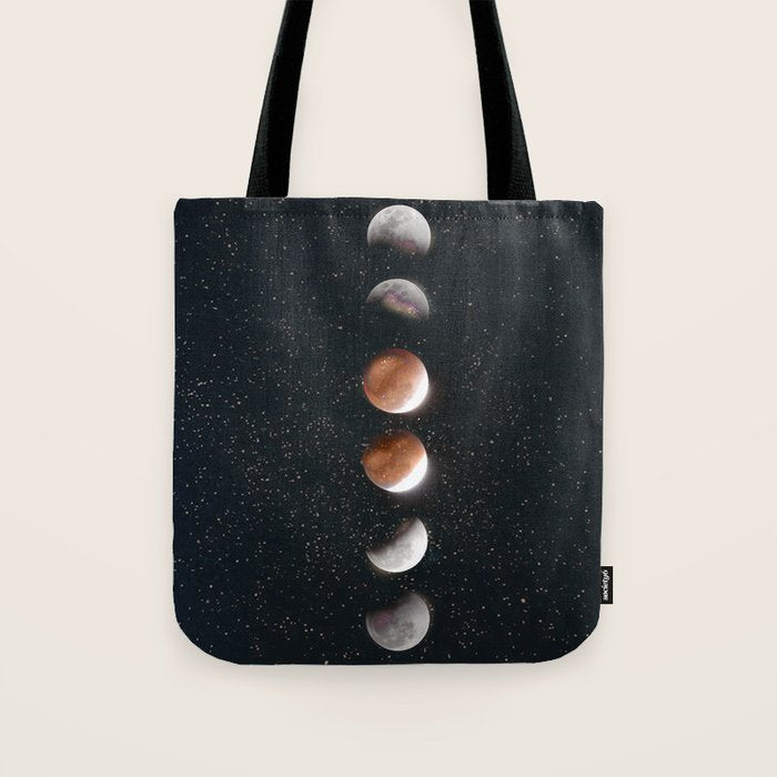 Phases of the Moon II Tote Bag Gallery Image 1