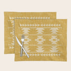 Southwestern Pattern 136 Yellow Placemat Gallery Image 1