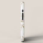 Elegant Antique Baroque White & Gold Scroll Pattern iPhone Case Gallery Image 2
