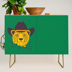 Leafy Cowgirl Cheetah Credenza Gallery Image 1