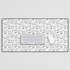 Three dogs Desk Mat Gallery Image 1