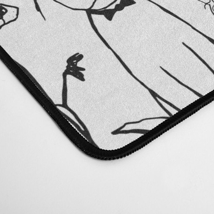 Three dogs Desk Mat Gallery Image 4