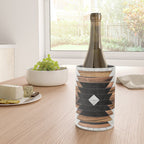 Urban Tribal Pattern No.5 - Aztec - Concrete and Wood Wine Chiller Gallery Image 4