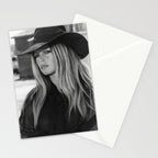 Brigitte Bardot in Black Hat Stationery Card Gallery Image 2