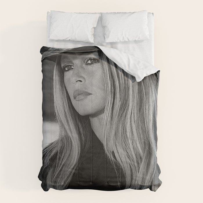 Brigitte Bardot in Black Hat Comforter Gallery Image 6