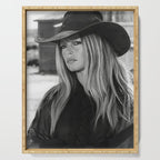 Brigitte Bardot in Black Hat Serving Tray Gallery Image 1