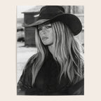 Brigitte Bardot in Black Hat Poster Gallery Image 4