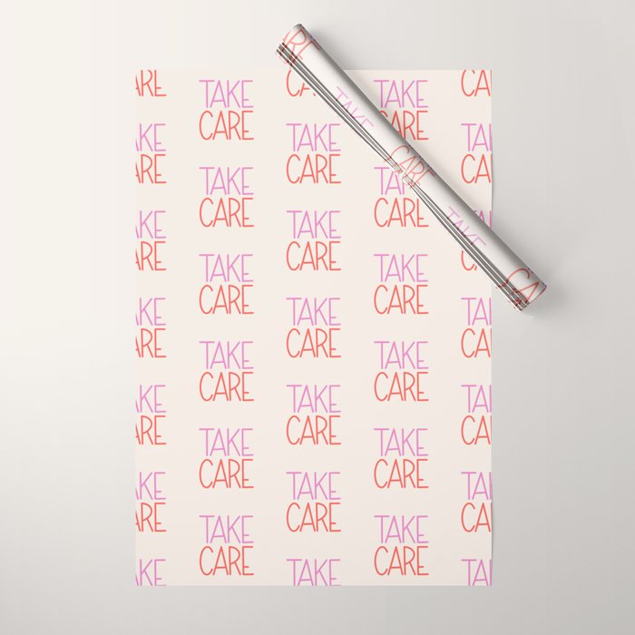 Take Care Wrapping Paper Gallery Image 1