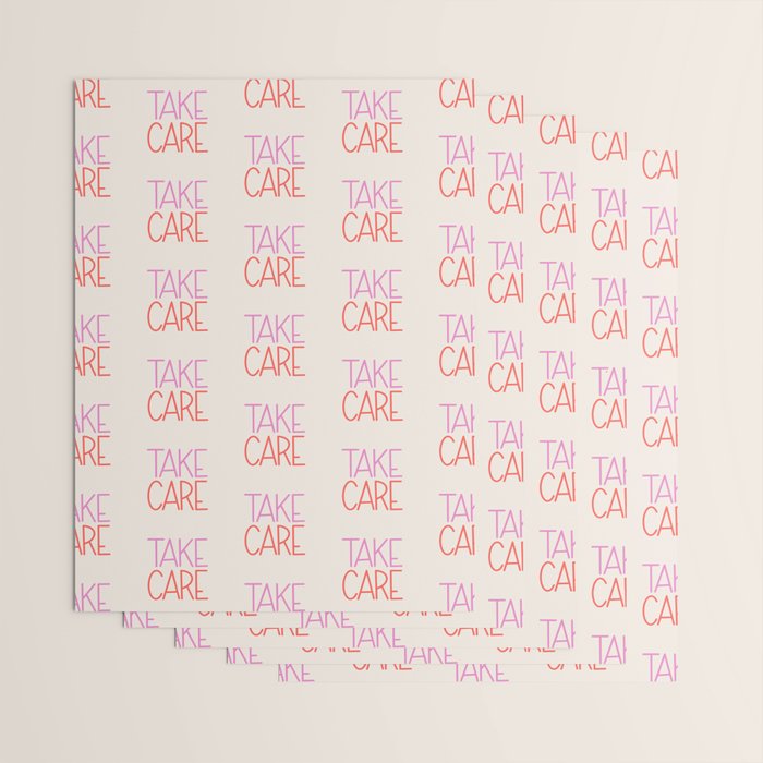 Take Care Wrapping Paper Gallery Image 3