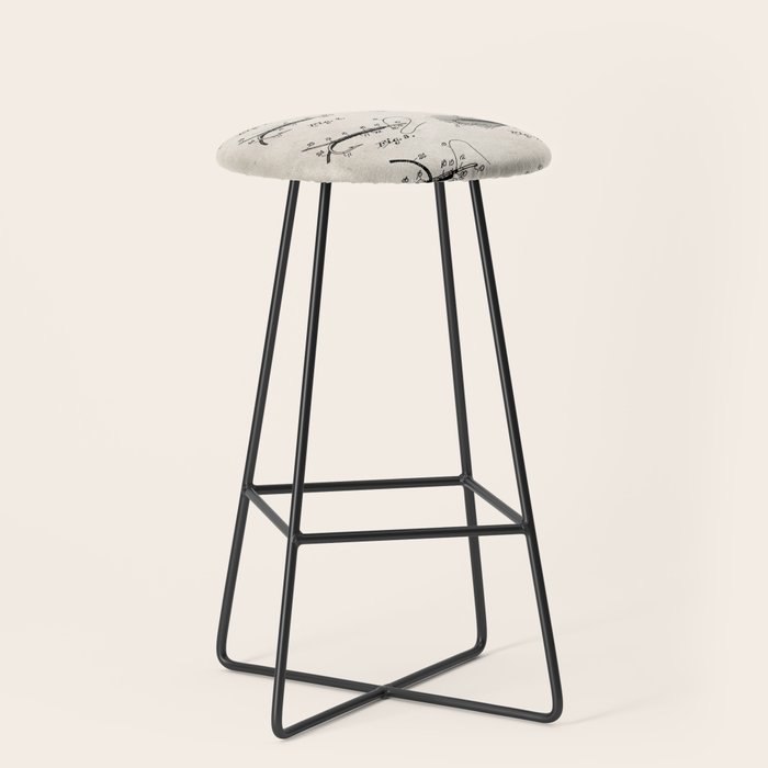 Fly Fishing Patent - Fisherman Art - Antique Stool Gallery Image 1