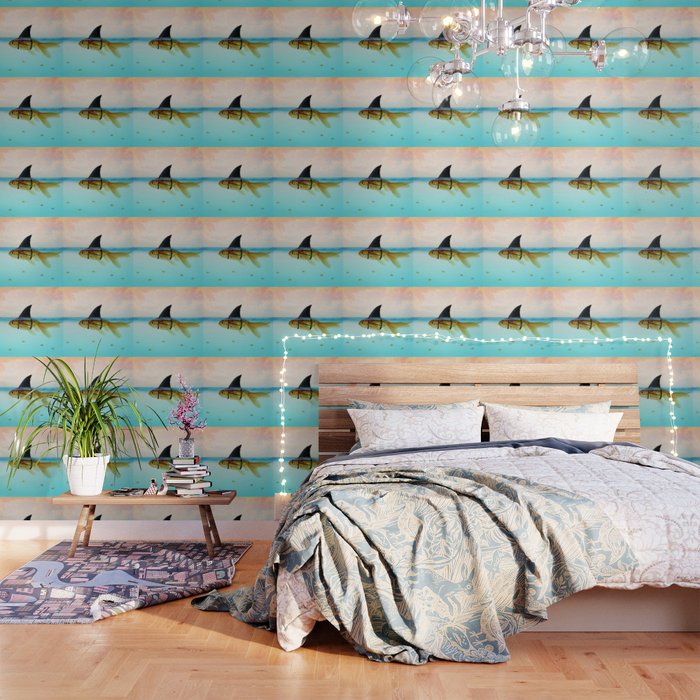goldfish with a shark fin Wallpaper Gallery Image 1