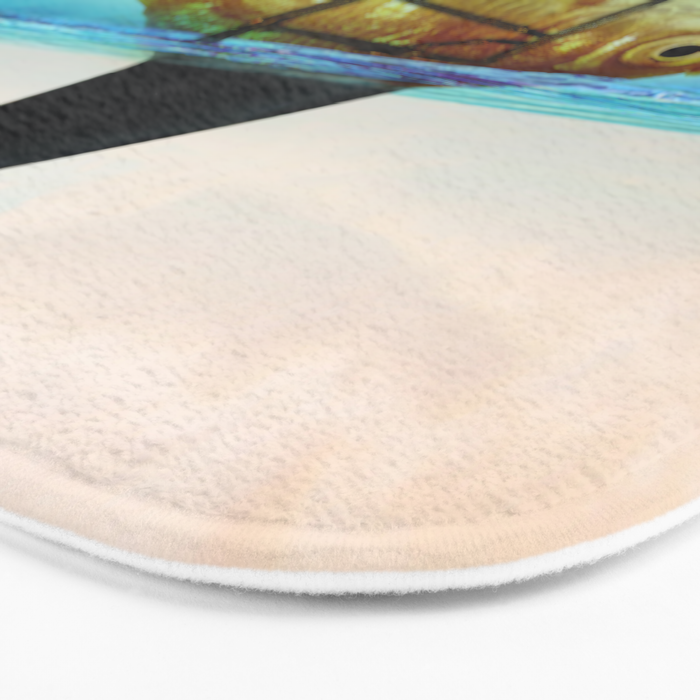 goldfish with a shark fin Bath Mat Gallery Image 3