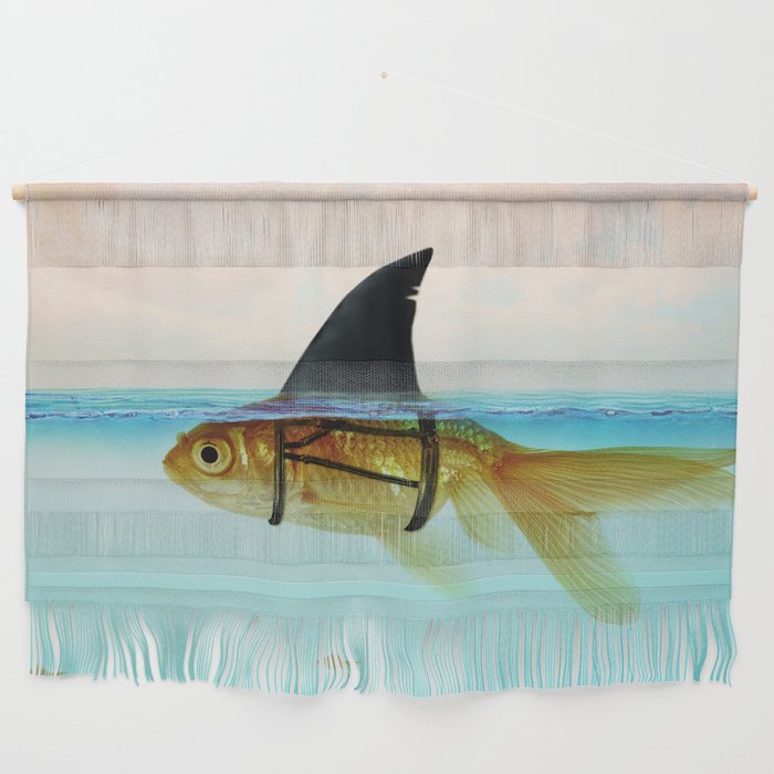 goldfish with a shark fin Wall Hanging Gallery Image 1