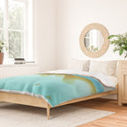 goldfish with a shark fin Duvet Cover Gallery Image 2